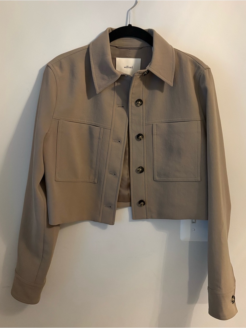 Aritzia Wilfred Little Cropped Jacket Crepette